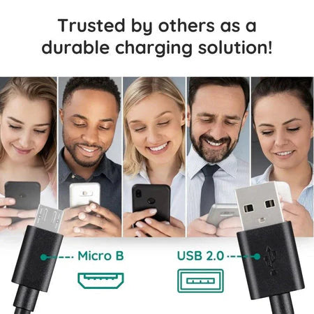 10ft Micro USB Cable for Fast Charging and Data Transfer