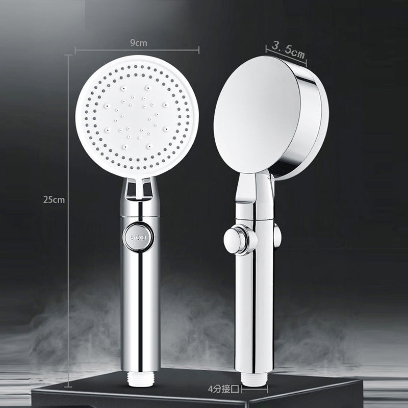 High Pressure Showerhead with 5 Spray Modes and Flexible Silicone Nozzles