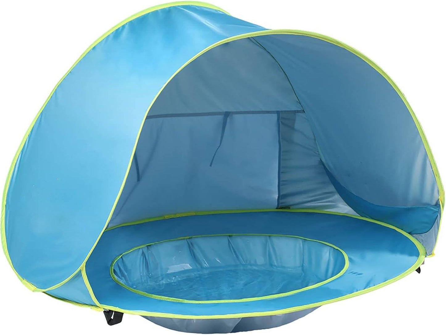 Pop Up Beach Tent with UPF 50+ Protection and Splash Pool Base