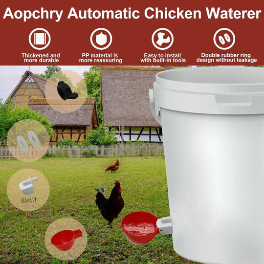 Chicken Waterer Automatic Refill Cups