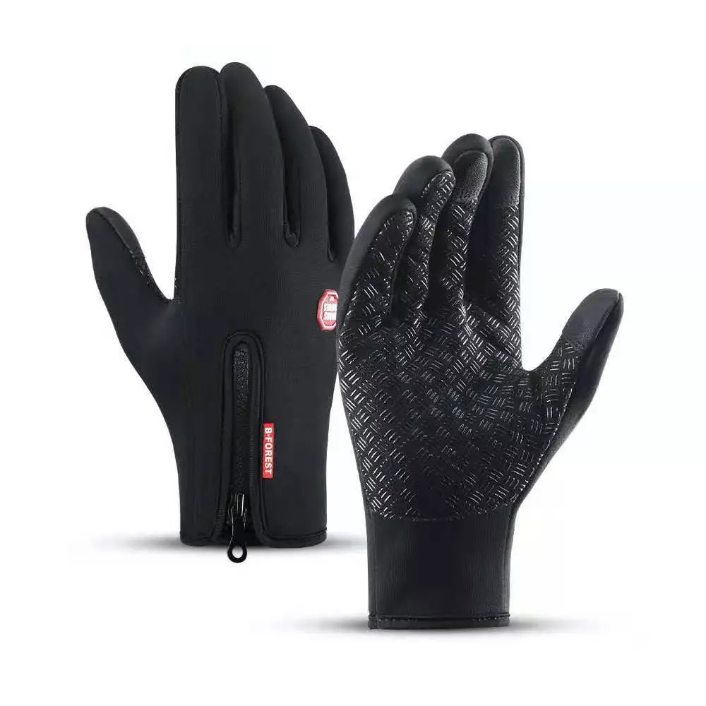 Touchscreen Winter Gloves with Thermal Lining and Textured Grip, Waterproof