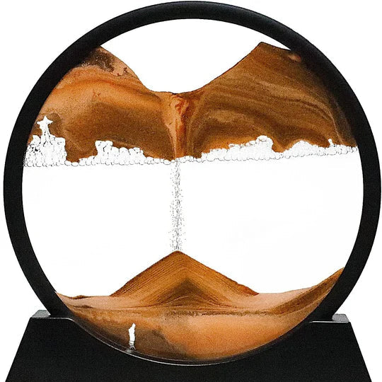 Moving Sandscape Relaxing Desktop Sand Art