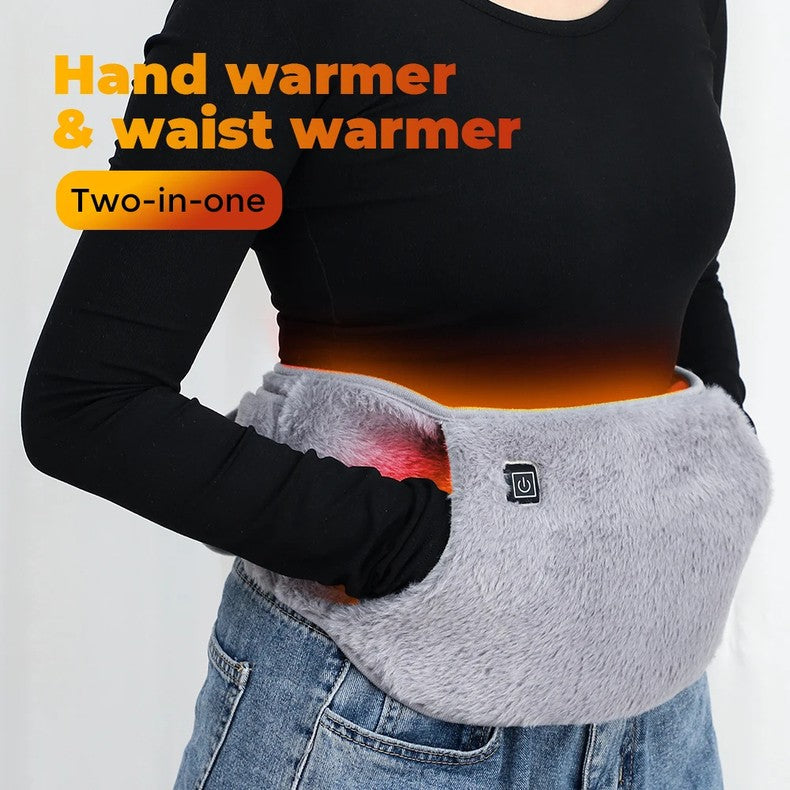 Electric Heating Belt with Dual Hand Pockets and Three Temperature Settings