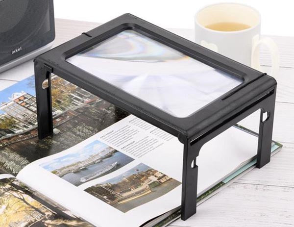 Hands-Free Reading Magnifier with 3x Magnification and LED Light