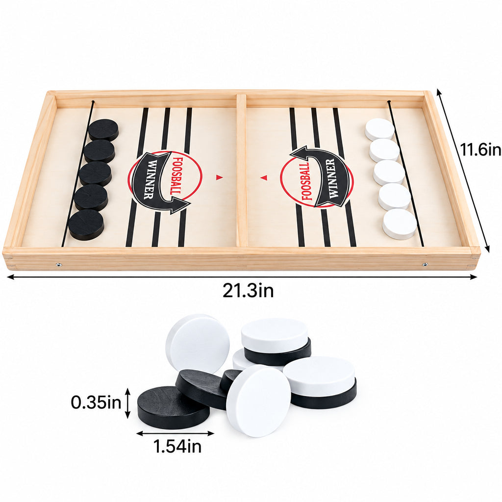 Catapult Chess Game with Wooden Board and Dual Launch Mechanism