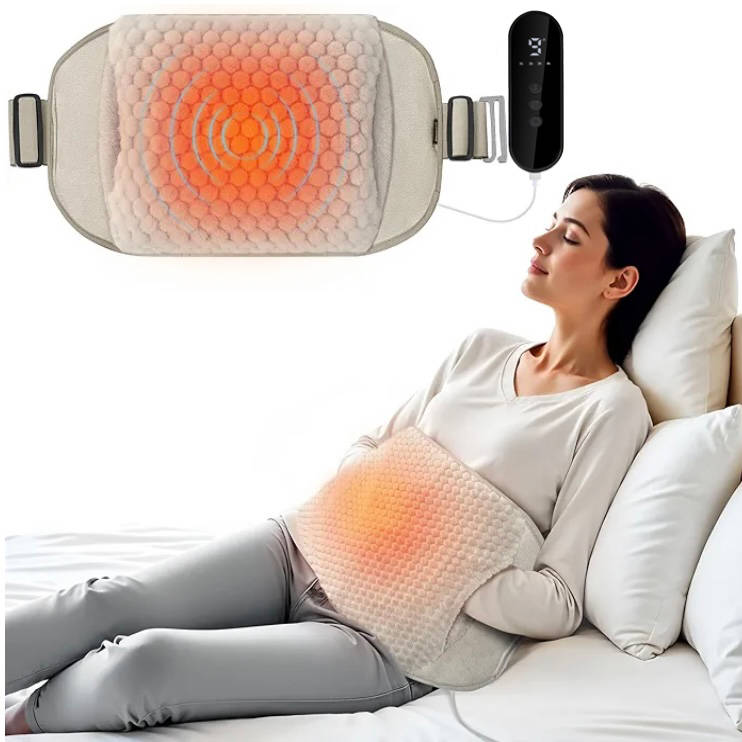 Heating Pad for Back, Graphene Heating and Massage Pad for Home Relaxation