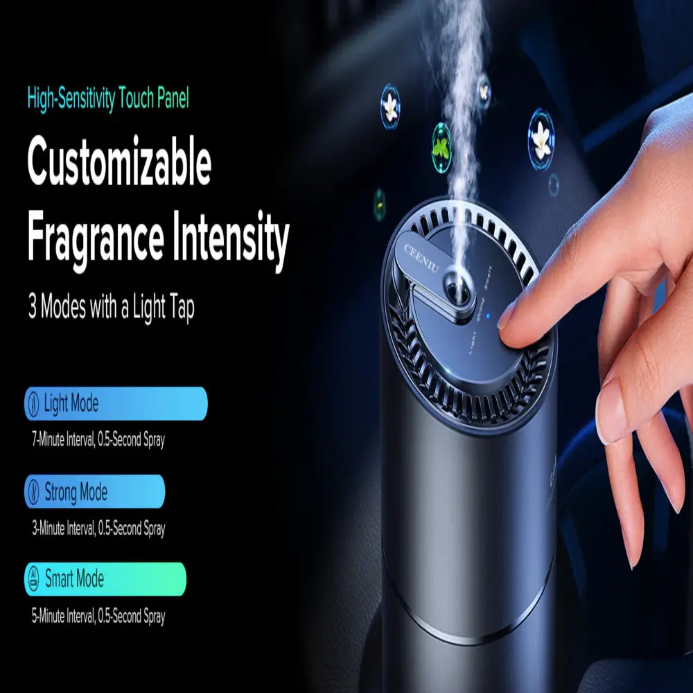 Smart Car Air Freshener Automatic Ultrasonic Scent Diffuser