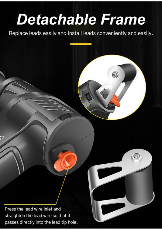 Laser Welding Tool with Ceramic Core and Dual-Mode Operation, Lightweight Ergonomic Body