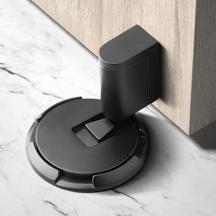 Door Stopper for Heavy Doors with Adhesive and Screw Mount, Adjustable to 0.98 Inches