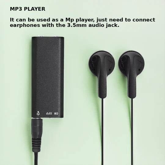 Compact Voice Activated Audio Recorder