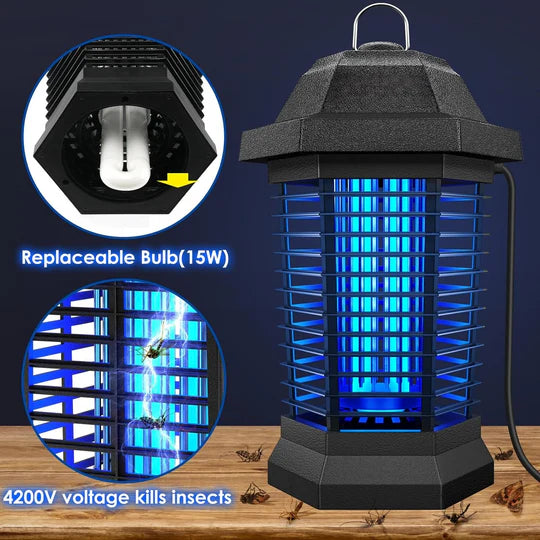 Electric Bug Zapper Light High Voltage Insect Killer