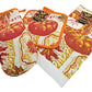 Autumn Harvest Kitchen Linen Set with Printed Oven Mitt Towel and Potholder