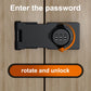Combination Cam Lock with 1,000 Code Options and Chrome Dials, Dual Baseplate Design