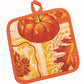 Autumn Harvest Kitchen Linen Set with Printed Oven Mitt Towel and Potholder