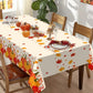 3 Pack Pumpkin Maple Leaf Thanksgiving Tablecloths, 54x108 Inch Disposable Fall Table Covers for Rectangular Tables