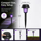 Solar Bug Zapper with Automatic Dusk Sensor and Dual Mode, Ground Stake Installation All Vera Mart