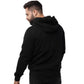 Mens Electric Heated Zipper Sweatshirt with Rechargeable Battery Pack and Dual Heating Zones