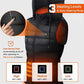 USB Thermal Heated Vest with Detachable Hood for Outdoor Cold Weather