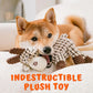Reinforced Plush Dog Toy with Built-in Squeaker and Pet-Safe Inner Core