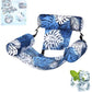 Inflatable Pool Lounger with Mesh Seat and Adjustable Straps, Set of 2