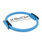 Fiberglass Resistance Ring with Padded Foam Handles and Non-Slip Grip for Pilates