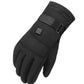 USB Heated Gloves with Three Heat Levels and 8-Hour Run Time, Water-Resistant Palm