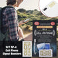 Antenna Signal Sticker with Gold Finish and Adhesive Installation for Wireless Devices