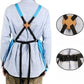 Water Resistant Garden Apron with Cross Back Straps and Dual Pockets, Adjustable Fit