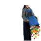 Water Resistant Garden Apron with Cross Back Straps and Dual Pockets, Adjustable Fit