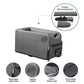 Small Pet Car Seat with Safety Lanyard and Four-Sided Walls for Dogs and Cats