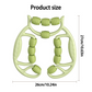 Leg Compression Massager with Twelve Massage Points and Adjustable Straps for Calves to Thighs