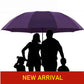 Super Large Folding Umbrella, Windproof, Folding Design for Rain and Sun