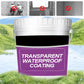 Transparent Waterproof Sealant with Flexible Crack Filling and Mold Resistant, 300g Tube