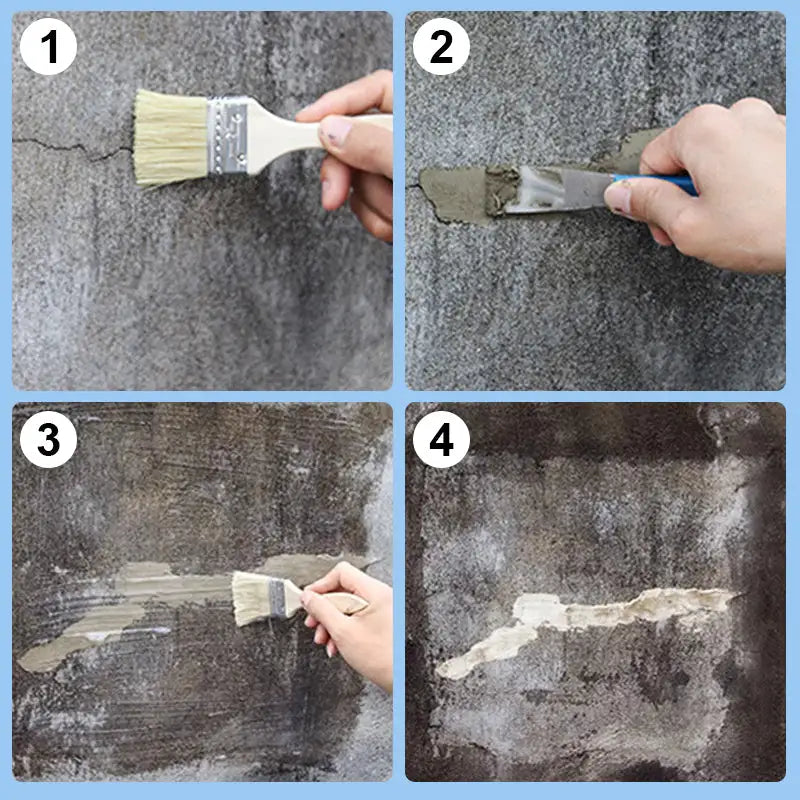 Transparent Waterproof Sealant with Flexible Crack Filling and Mold Resistant, 300g Tube