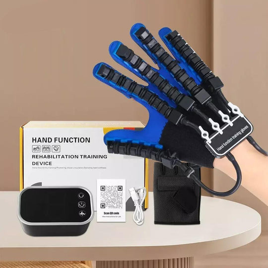 Hand and Finger Rehabilitation Robot Gloves for Stroke and Hemiplegia Therapy