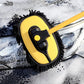 Telescopic Car Wash Brush with Rotating Head and Microfiber Chenille Bristles, Extends 19.69-40.16 inches