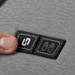 Mens Electric Heated Zipper Sweatshirt with Rechargeable Battery Pack and Dual Heating Zones