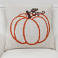 Knit Orange Pumpkin Pillow- 20in - Interior Delights