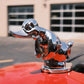 Duck Radiator Emblem with Chrome Plating and Pin Mounting, 6x4 Inches