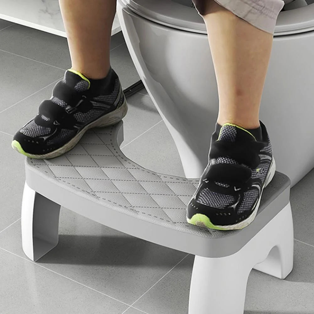 Non-Slip Compact Toilet Stool for Natural Squatting Posture