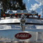 Duck Radiator Emblem with Chrome Plating and Pin Mounting, 6x4 Inches