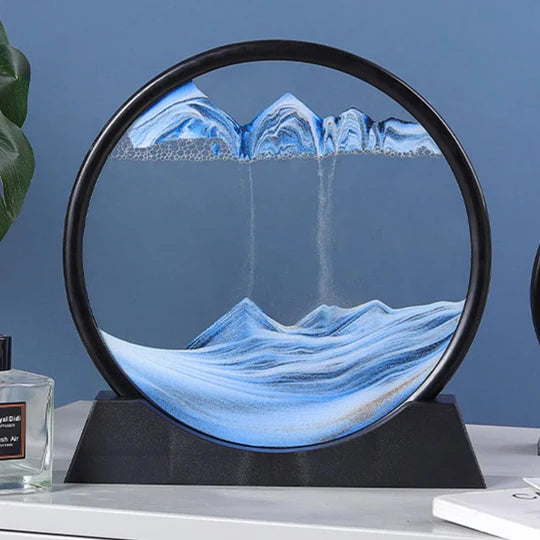Moving Sandscape Relaxing Desktop Sand Art