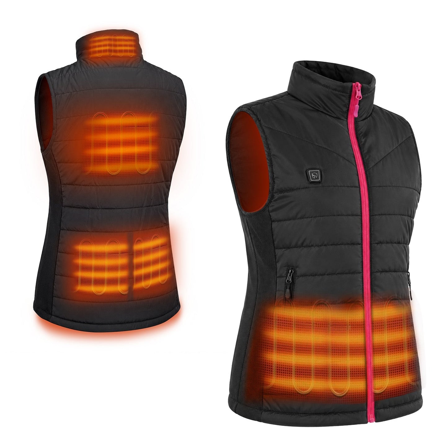 Heated Vest for Women with Six Zone Heat and Three Temperature Settings