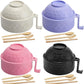 6PC/Set Microwave Ramen Bowl Set, Ramen Noodle Cooker with Lid & Handle,Perfect for Home, Office, Dorm, or College Tableware allveramart