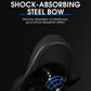 Oversized Bike Saddle with Dual Spring Suspension and Ventilated Foam Cushion