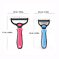 Undercoat Removal Brush with Rounded Steel Teeth for Medium to Long Fur