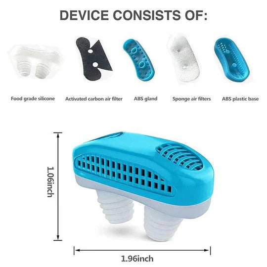 Airing Micro CPAP Device for Snoring Relief