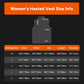 Heated Vest for Women with Six Zone Heat and Three Temperature Settings