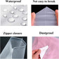 Frosted Zip Storage Bags with Slide Closure and Ventilation Holes, 20-Pack