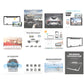 Wireless Backup Camera with 170-Degree View and Night Vision, License Plate Mount